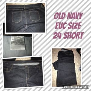 Old Navy Dark Wash  Jeans (Short)